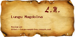 Lungu Magdolna névjegykártya